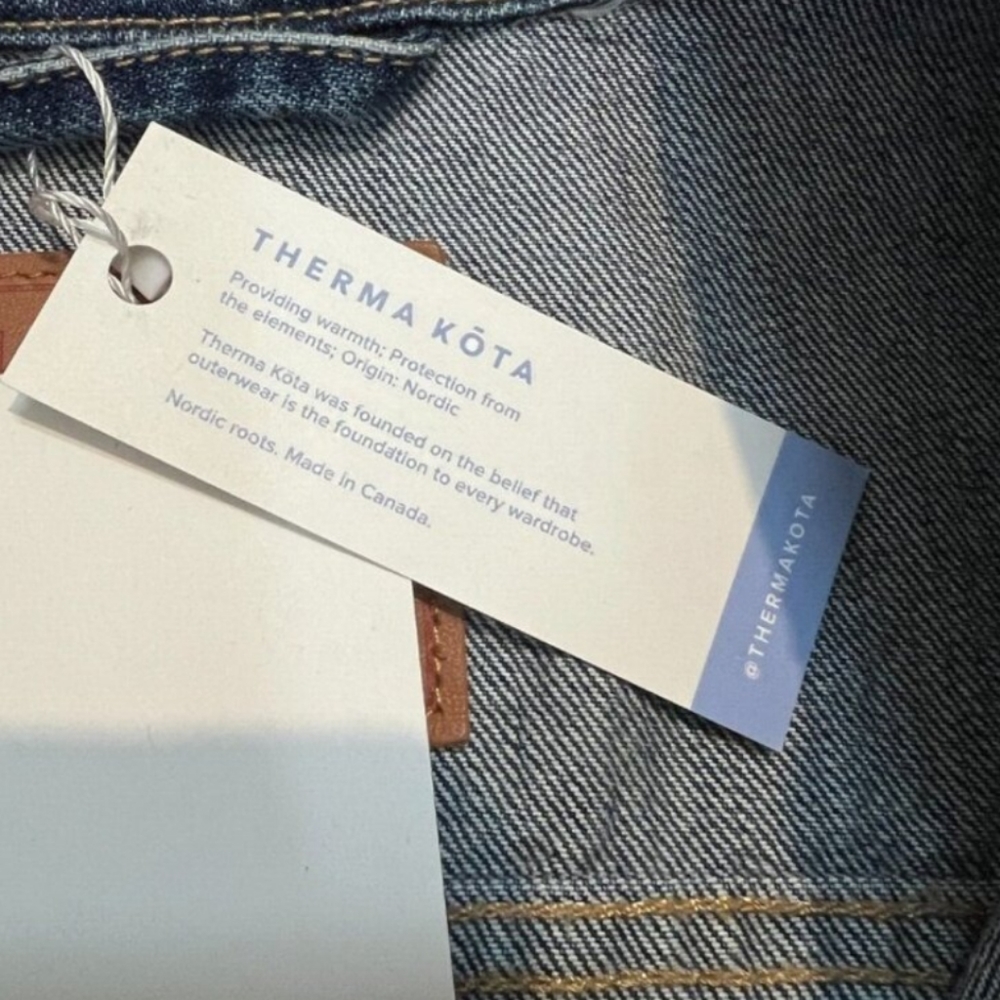 LEVI'S X THERMA KOTA | Women's Custom Denim w/ Pink Shearling Button Up … - Picture 7 of 7